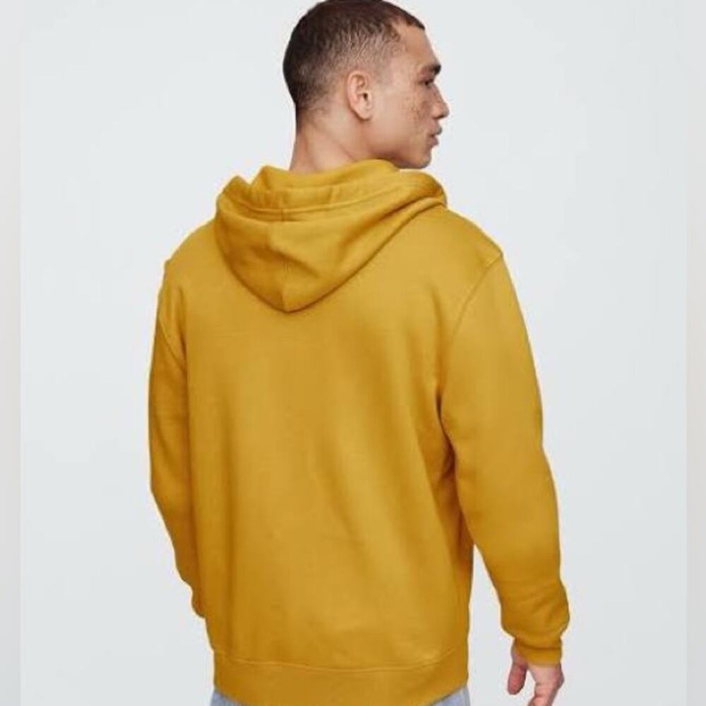 GAP‎ Men’s SET Yellow/Navy Zip Hoodie and Navy Joggers MSRP $100 Size L - Picture 2 of 3